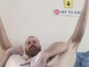 Solo masterbation and ass play