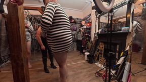 Final part.  Dommes having fun, singing and actions lo