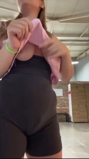 Spectacular moment from &quot;My trainer fucking me in the gym&quot;