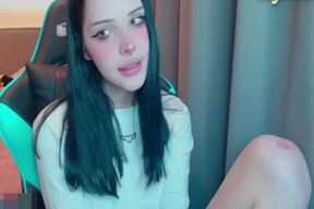 Smallish Russian she-creature woman With puny man-meat Camshows Solo