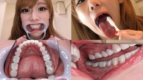 Yuzu - Watching Inside mouth of Japanese cute girl bite-206-1 - 1080p