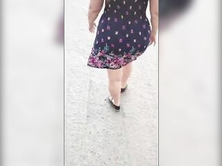 Latin babe mother I'd like to fuck caught on the streets is a floozy