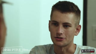 New Recruit Takes ROUGH Pounding By 2 Army Vets in Bareback Threesome - DisruptiveFilms