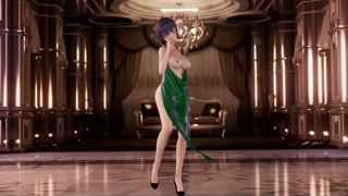 Honkai Impact Mei Raiden Sex and Dance Dark Green Apron Color Edit Smixix