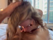 Ozzy Lusth & Serenity Cox / Pull out, cum then keep fucking during sneaky hotel hook up