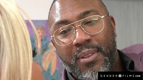 Blond trans sugarbaby railed by cheating bbc