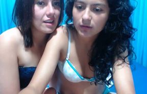 Slutty cuban babes need some threesome