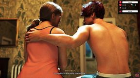 Cartoon couple gets it on in 3D animated fantasy