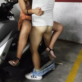 Fucking hard in a public parking lot