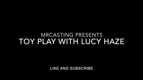Goddess Lucy Haze plays with her favorite toy