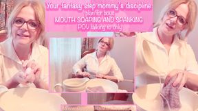 Your fantasy step mommy’s discipline plan for boys
Mouth soaping and spanking 
POV talking to only