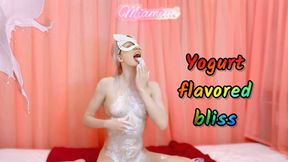 FOOD MASTURBATION: Mia's Mimi yogurt flavored bliss(720p)