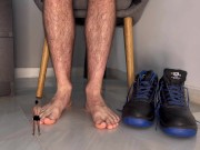 Giant cops tiny foot slave “special effects”