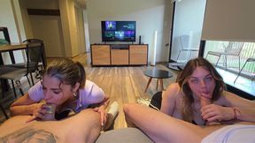 Lesbian Couple Confide in Each Other. They Like Anal Sex and Sucking Dick