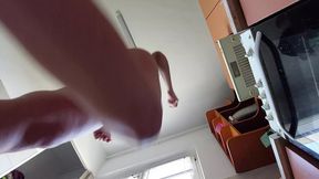 Sexy mom makes breakfast &mdash;  hairy pussy &mdash;  big tits Sexy woman empties the house &mdash;  hairy &mdash;  big ass