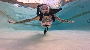 Aquaphilias- Ellie X Raven- Finds Double Hose SCUBA Orgasms Underwater