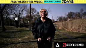 21 SEXTREME - Oiled Up Bibi Pink's Wet Pussy Begs For Stud's Hard Thrust
