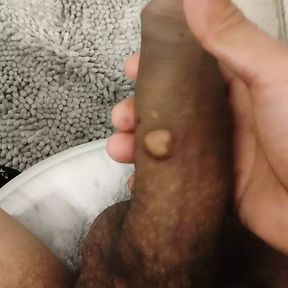 Getting hard huge cock