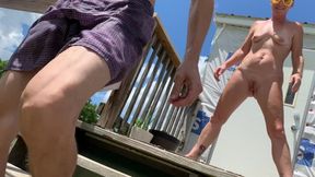 19yo boy drinks her pee from pineapple