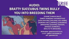 Car Toon In Audio: Succubus Girls Bully You Into Breeding Them