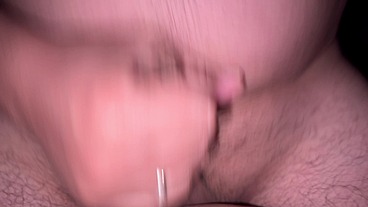 Gozando com pau no cu