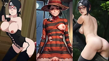 Sarada Uchiha gets pounded by her powerful stepdad