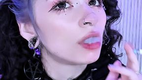 Naughty brat smoke