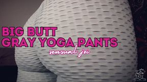 Big Butt Gray Yoga Pants Sensual JOI 1080p MP4