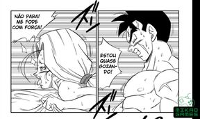 [Gameplay] Gohan e Bulma fudendo no Futuro dos Androides - DBZ parody