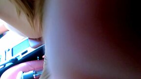 Cd kellycd2022 playing in the car handjob ejection in seamless pantyhose