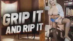 Grip It And Rip It With G Cup Krystal Swift; Bbw Plus Size Huge Tits Big Ass Nylons Pantyhose Strip Lapdance