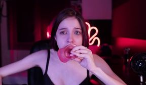 is this a world record for long deepthroat unbelievable