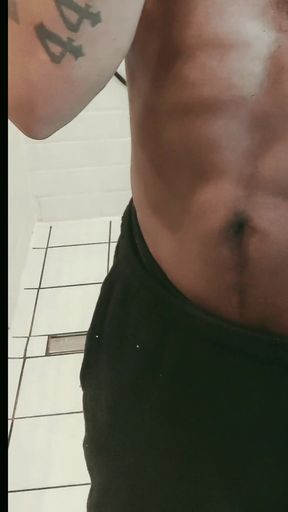 Close-ups Just Before Showering