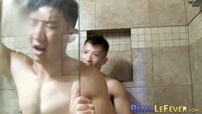 ”Kinky Oriental teen deepthroats throbbing prick while moaning”