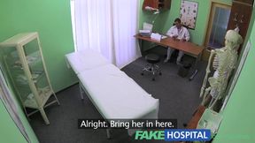 Tracy Lindsay, the busty Czech nurse, gives a POV tonguejob to her patient
