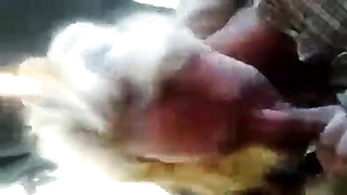 Blondie Grandmother Choking in truck