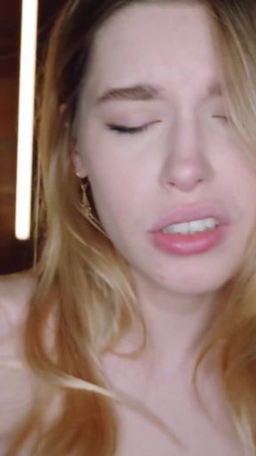 Freya Mayer discovers pure pleasure as Tory Sweet kisses below her mouth   Clip 1