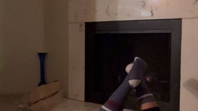 Foot Play in my Long socks