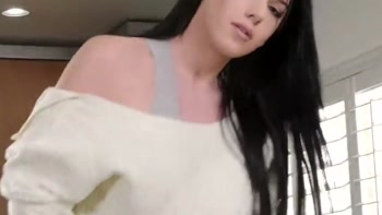 Aspen Brooks Flaunts Her Big Tits And Juicy Ass Before She Starts Stroking Her Thick Tgirl Cock - TRANS ANGELS
