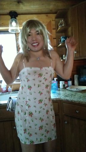 Saying hi from the kitchen