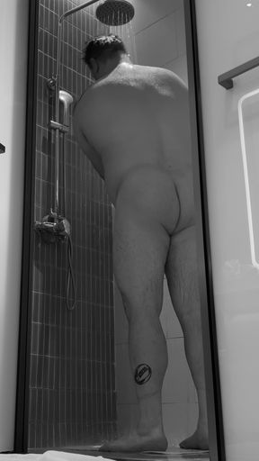 Chubby Guy Shower 3