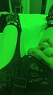 Masturbating femboy slut is so horny after coming home from the club