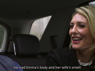 Golden-Haired Emma meets the milf Julie to share her first BBC