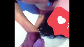 MORENA TATUADA MAMANDO A PIKA DO JOGADO DE FUTEBOL @ALICEMILGRAU69