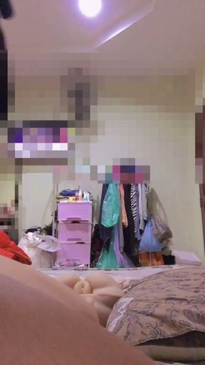 The long-held horniness has cum into the condom.   Clip 1