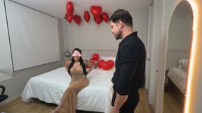 Creampie surprise for my big tit girlfriend