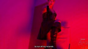 slavic trans domme humilates a slave