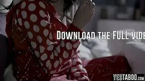 Naughty Latina young sucks massive rod in POV hardcore scene with stepdad