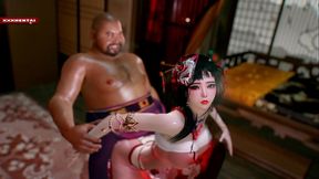 Beauty young wife fuck her fa-in-law - 3D Animation