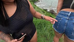 aventura do casal mattos - putaria na praia: grelona da anne, foda molhada e gozada surpresa